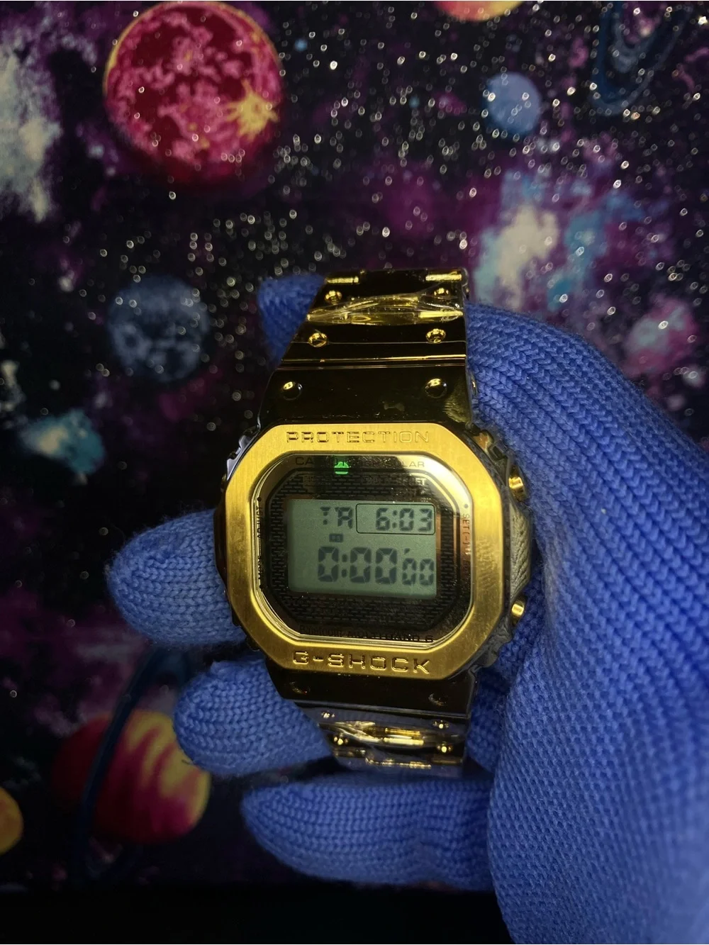 Custom G Shock Gold Metal Colorway